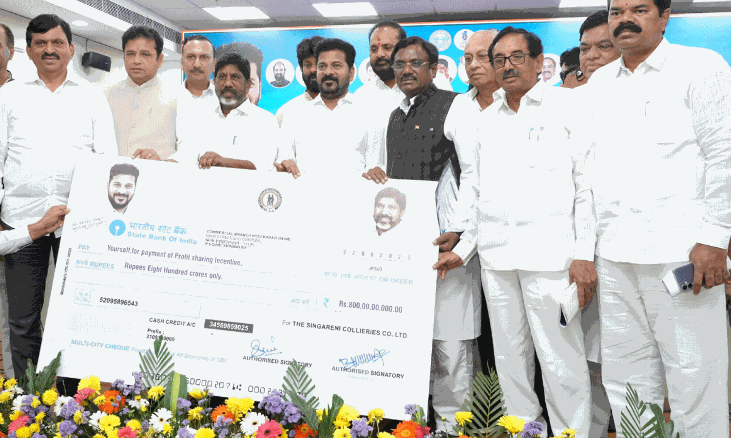 సింగ‌రేణి కార్మికుల‌కు బోన‌స్ బొనాంజా.. కాంట్రాక్టు వారికీ ద‌స‌రానే