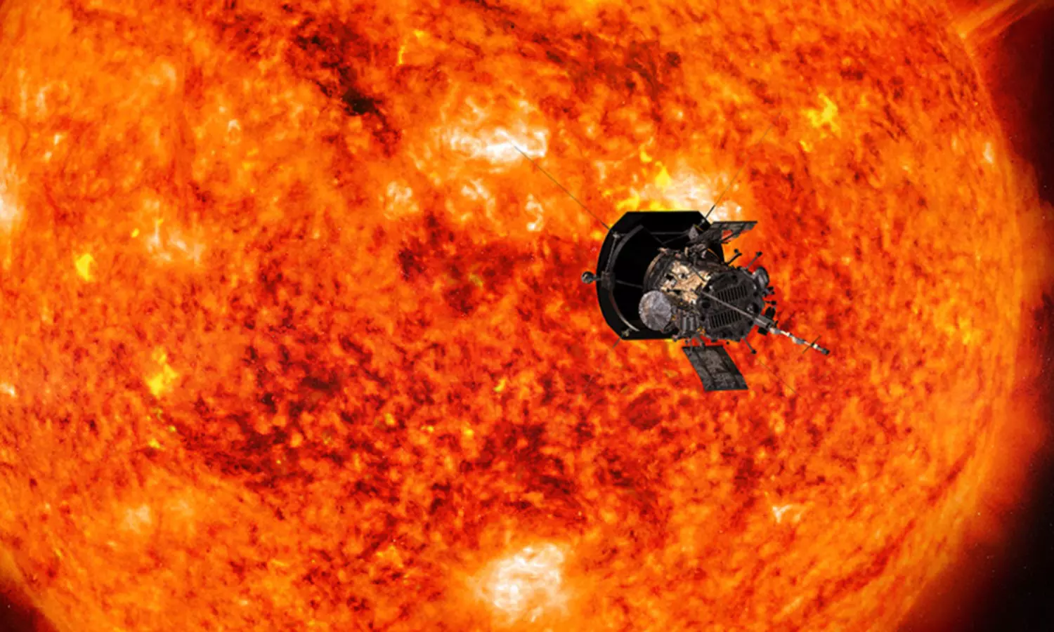 19 సెకన్లలో కశ్మీర్ TO కన్యాకుమారి.. అంత స్పీడున్న పార్కర్ ప్రోబ్ 19 సెకన్లలో కశ్మీర్ TO కన్యాకుమారి.. అంత స్పీడున్న పార్కర్ ప్రోబ్