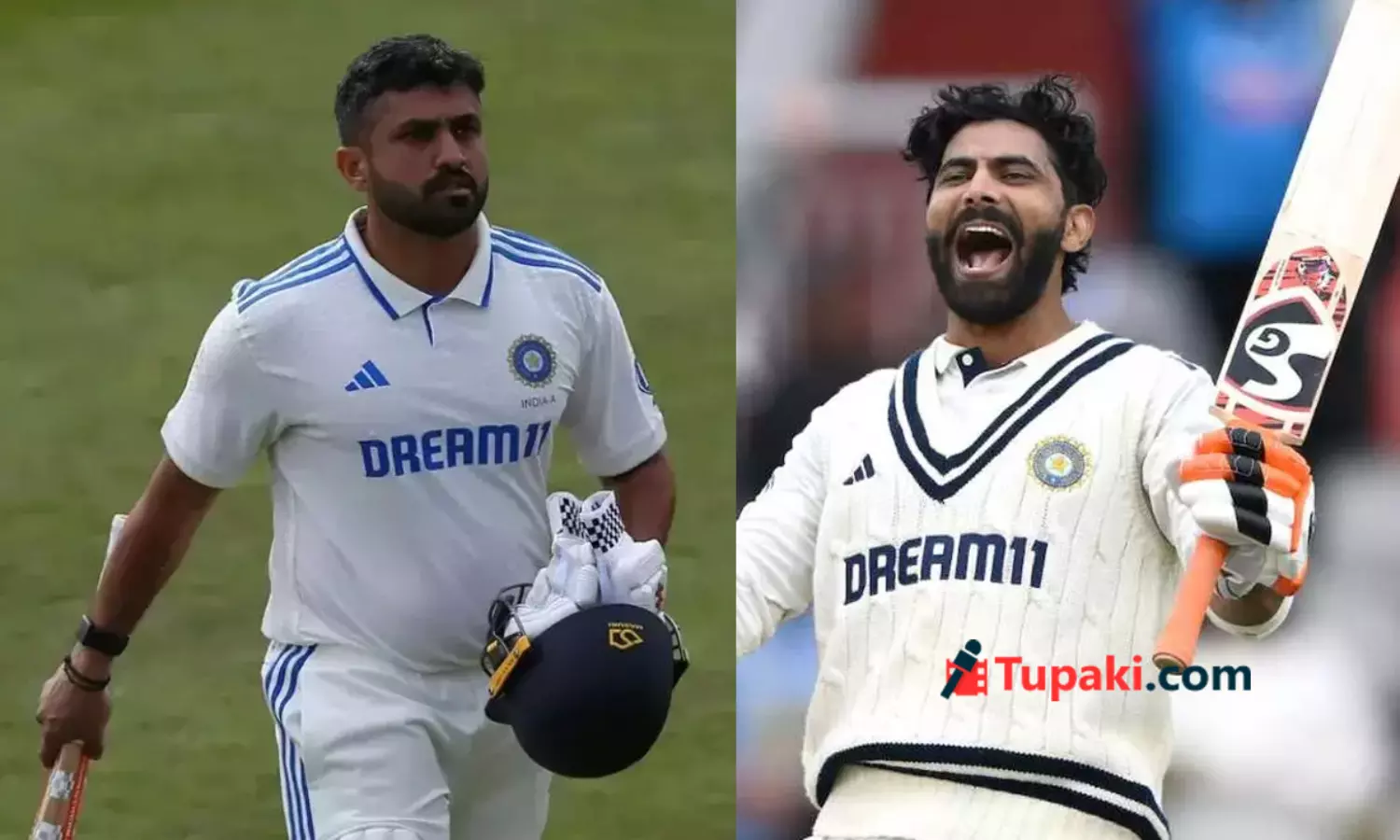 వెస్టిండీస్ తో టెస్టు సిరీస్.. జ‌డేజాకు ప్ర‌మోష‌న్‌.. క‌రుణ్ ఔట్..