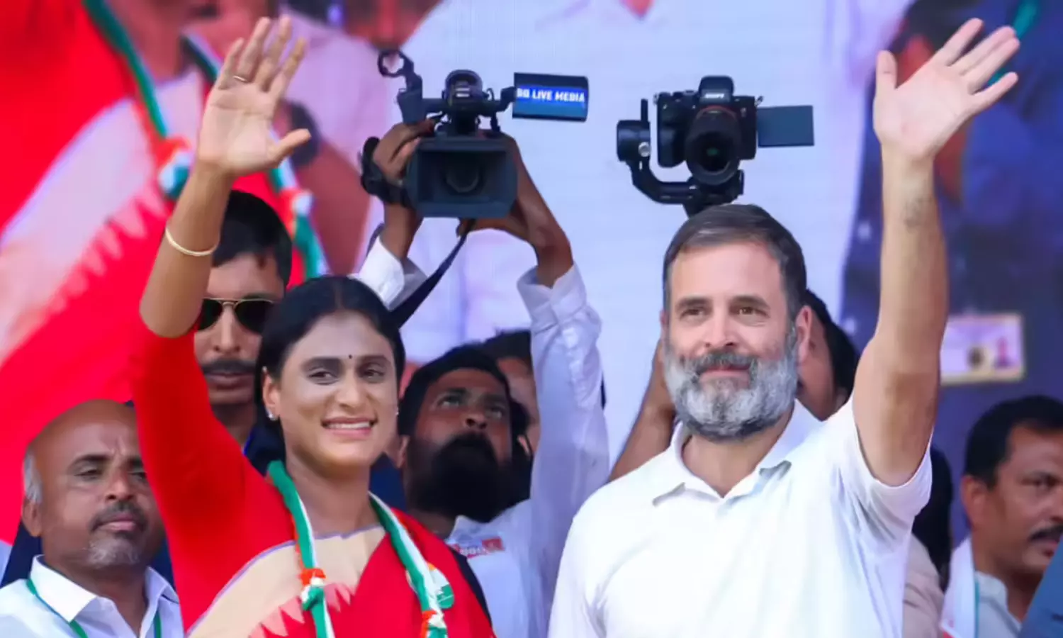 రాహుల్ తో కలసి షర్మిల మాస్టర్ ప్లాన్