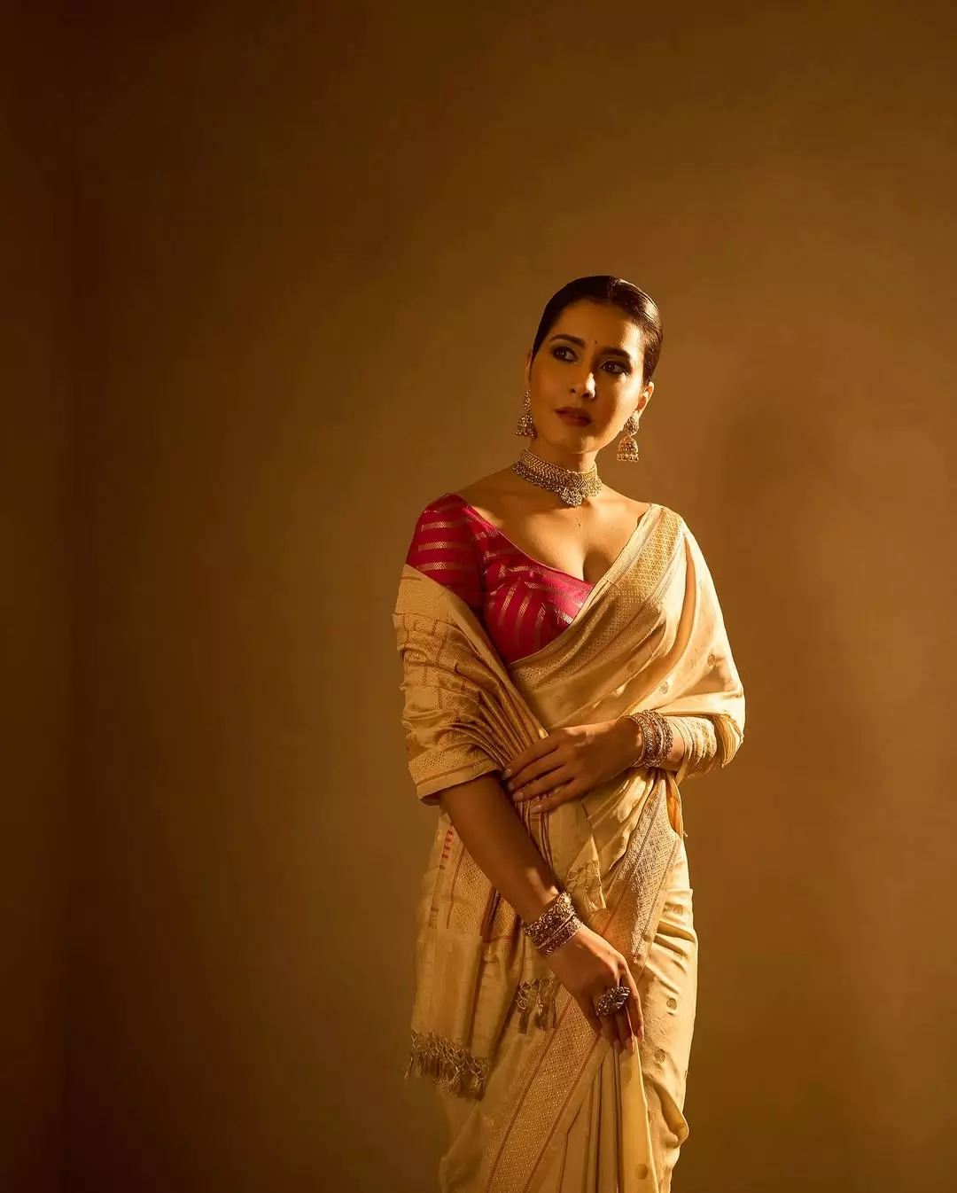 Raashi Khanna Promotes Telusu Kada In Her Stylish Way