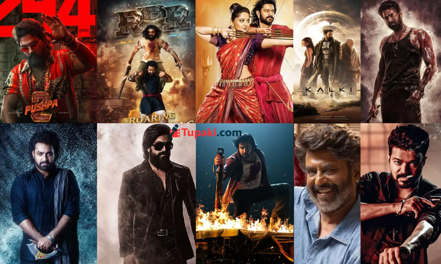 సౌత్ ఇండస్ట్రీ దూకుడు.. టాప్ 10లో అన్నీ మనవే!