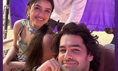 ఆంధ్ర కింగ్ తాలూకా.. భాగ్యతో రామ్ క్యూట్ గా ఇలా..