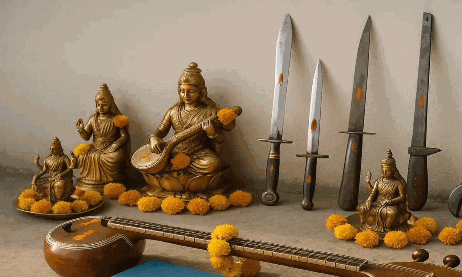 ఆయుధ పూజ ఎందుకు చేస్తారు? దాని వెనుకున్న కథ ఏంటి? ఆయుధ పూజ ఎందుకు చేస్తారు? దాని వెనుకున్న కథ ఏంటి?