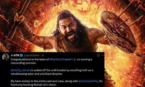 ఎన్టీఆర్ నుంచి కాంతార టీమ్ కి స్పెషల్ విషెస్.. ఏమన్నారంటే..