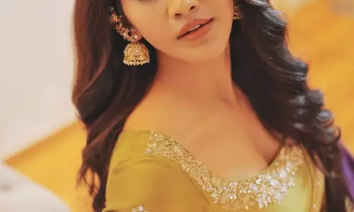 Nabha Natesh Turns Festive Anarkali Into Bold Desire