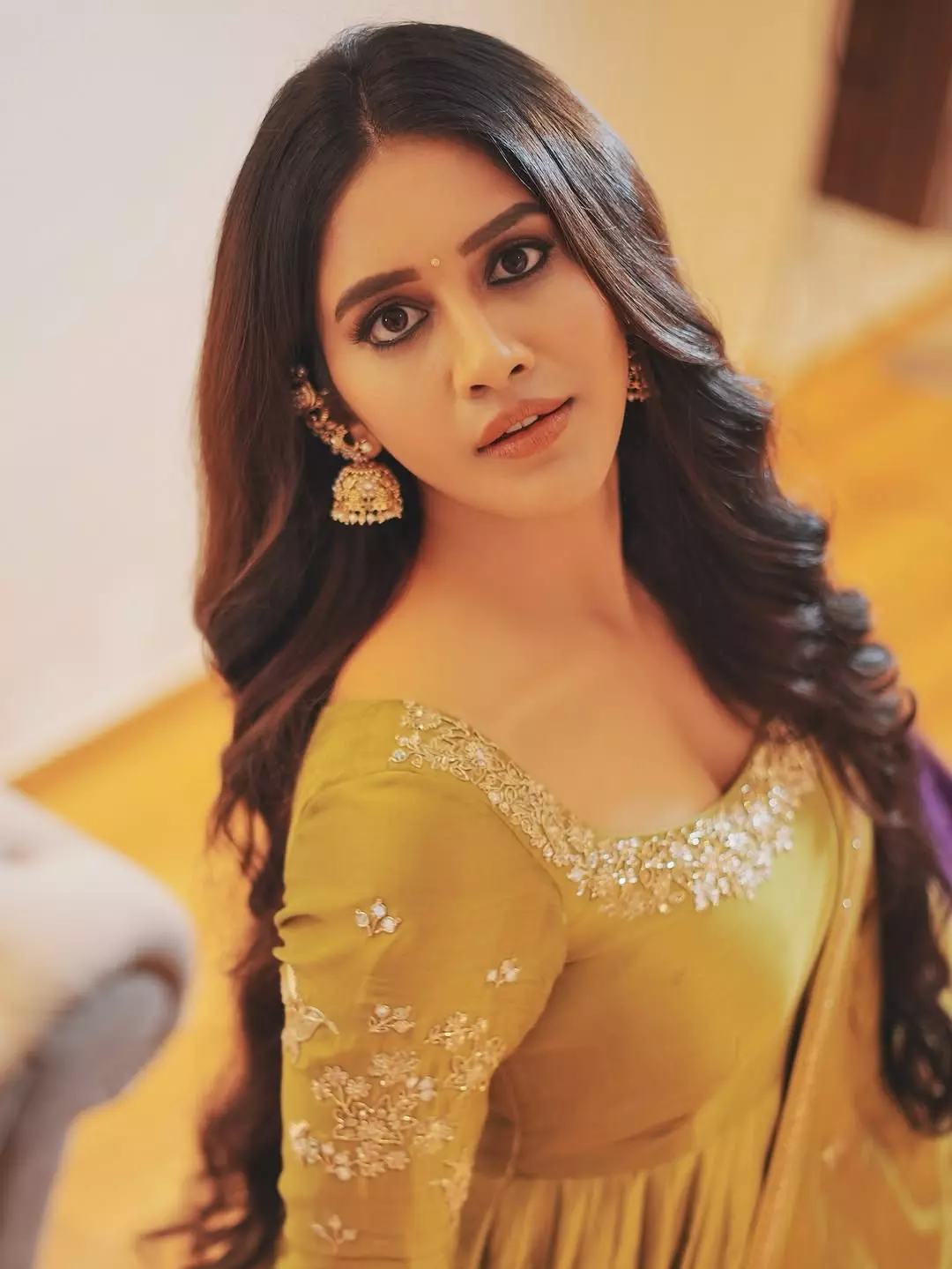 Nabha Natesh Turns Festive Anarkali Into Bold Desire