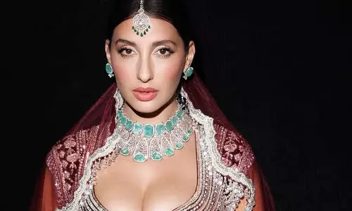 నోరా లెహంగా డిజైన్ కోసం 1400 గం.లు..!