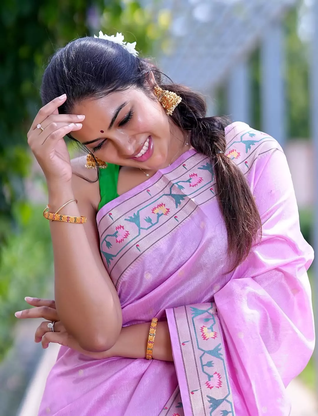 Divi Vadthya  Elegance Draped in Grace