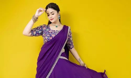 పరికిణీలో హృదయాలు దోచేస్తున్న రాములమ్మ!