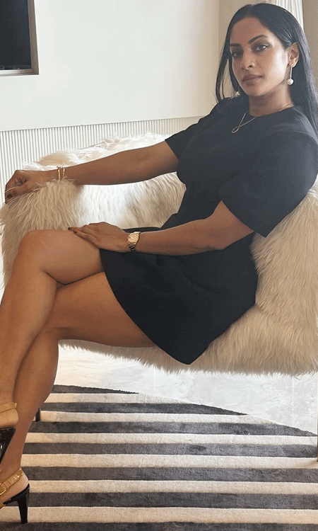 OG Actress Sriya Reddy Impresses with Her Classy Black Dress