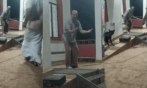 వెరీ ఇంట్ర‌స్టింగ్‌: వీధి కుక్క‌లపై నాటిక.. నిజంగా వ‌చ్చి పిక్క‌ప‌ట్టిన కుక్క‌!