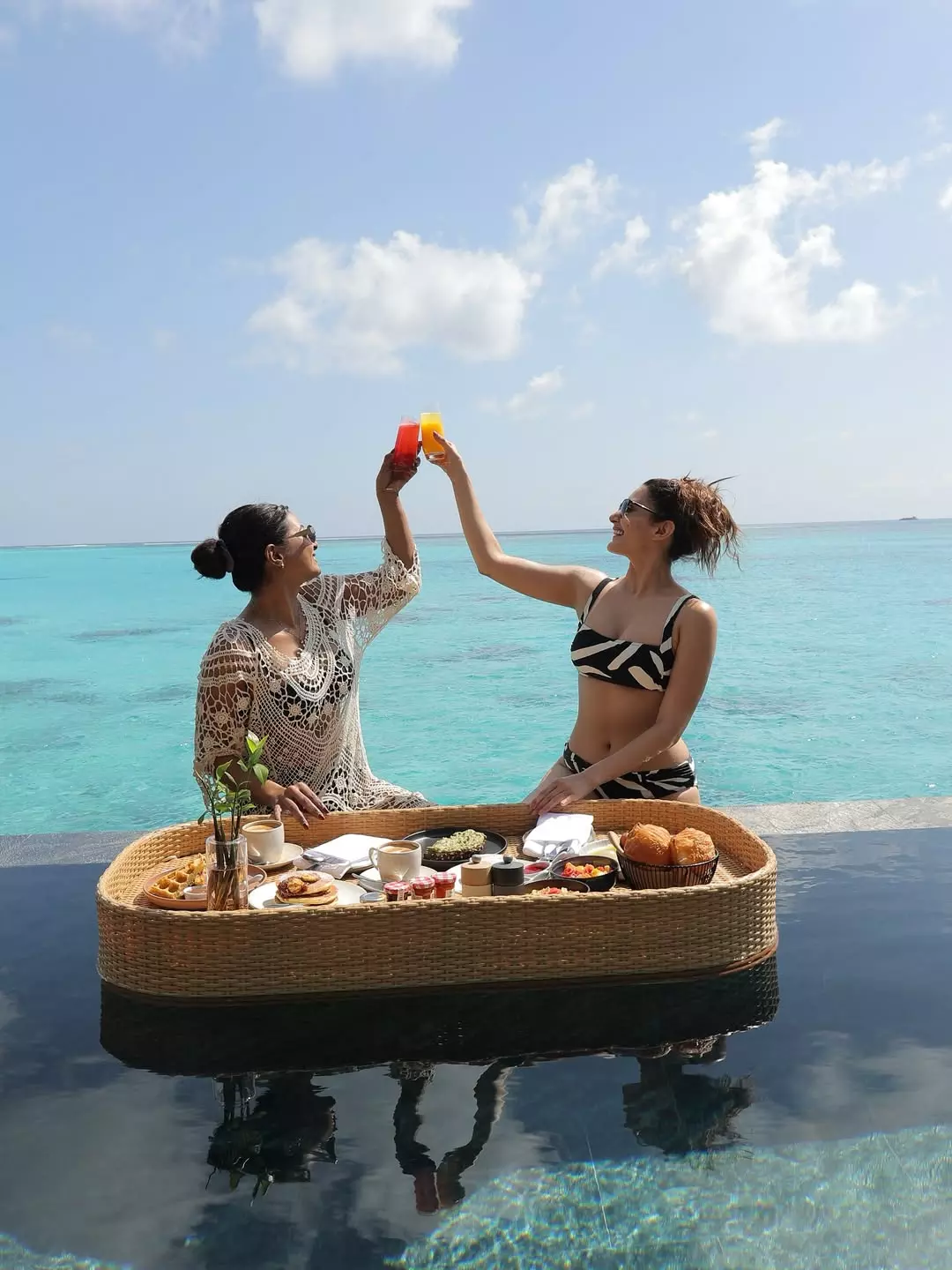 Amyra Dastur Cheers With Her Friend