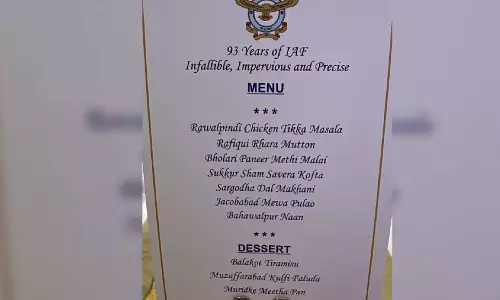 రావల్పిండి చికెన్ టిక్కా.. ముజఫరాబాద్ కుల్ఫీ ఫలూదా.. ఎయిర్ ఫోర్సు డే డిన్నర్ మెనూ వైరల్