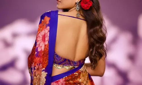 Vaishnavi Chaitanya Red Roses & Royal Hues – The Perfect Desi Glam Look