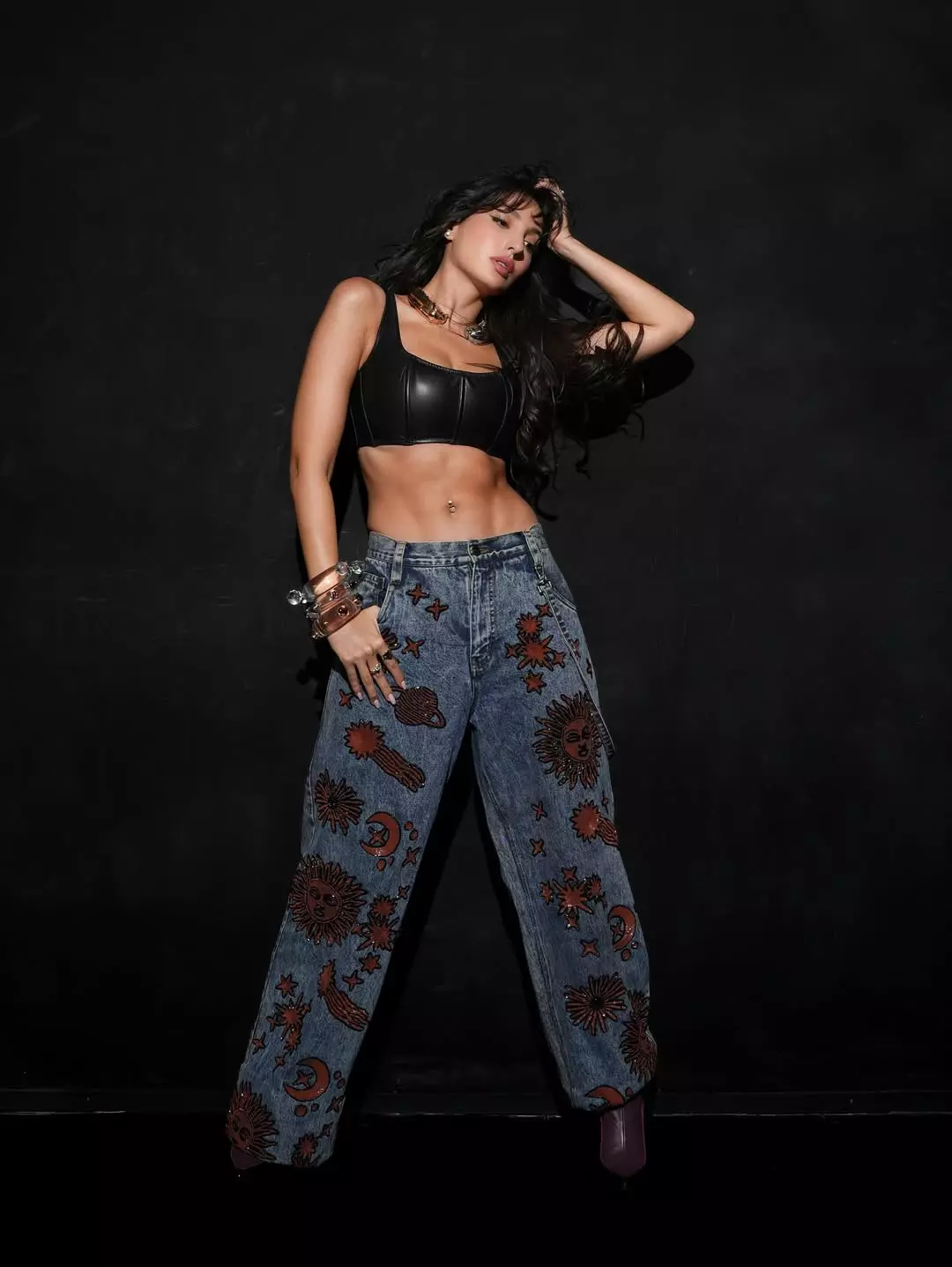 Nora Fatehi in Love and Denim