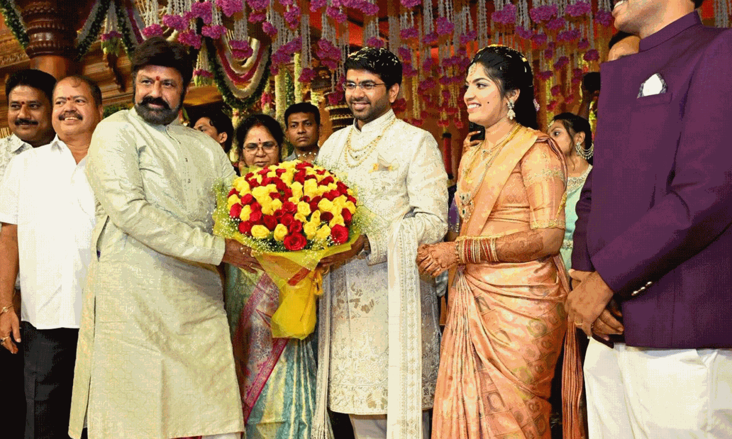 జనసేన ఎమ్మెల్యే కుమారుడి వివాహ వేడుకకు బాలయ్య