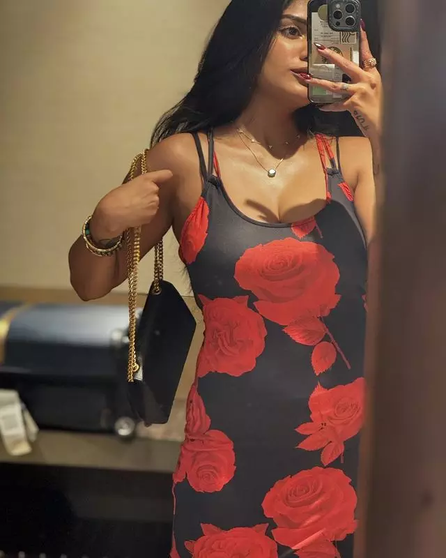 Bandaru Supritha Stuns in Red: Selfie Goals & Style Inspiration!” Bandaru Supritha Stuns in Red: Selfie Goals & Style Inspiration!”