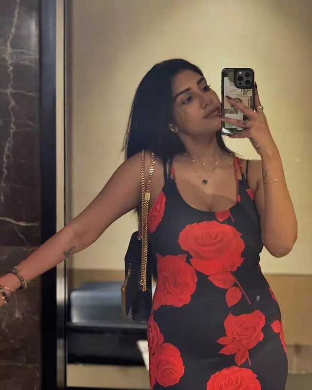 Bandaru Supritha Stuns in Red: Selfie Goals & Style Inspiration!” Bandaru Supritha Stuns in Red: Selfie Goals & Style Inspiration!”