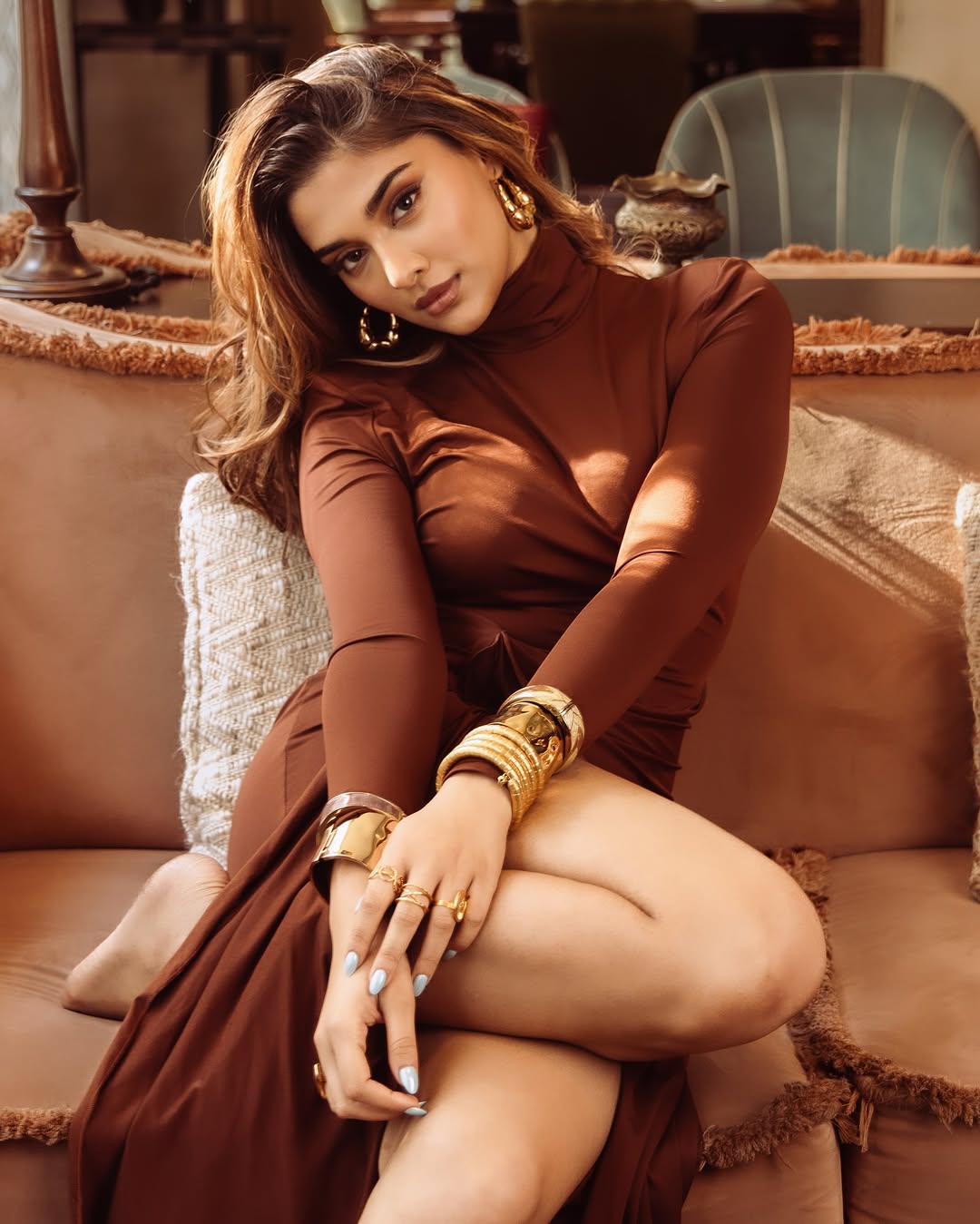 Saiee Manjrekar Blending Youthful Elegance with Bollywood Charm Saiee Manjrekar Blending Youthful Elegance with Bollywood Charm