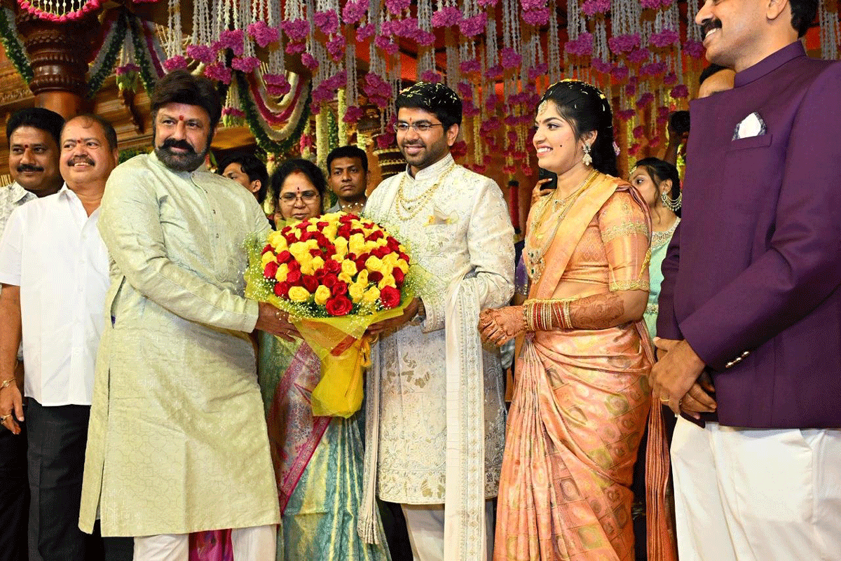 జనసేన ఎమ్మెల్యే కుమారుడి వివాహ వేడుకకు బాలయ్య