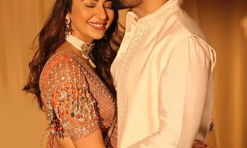 Rakul Preet Singh and Jackky Bhagnani Celebrate Karwa Chauth with Love Rakul Preet Singh and Jackky Bhagnani Celebrate Karwa Chauth with Love