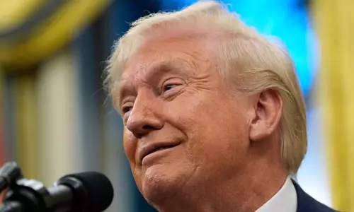 నోబెల్ శాంతి బహుమతి దక్కని వేళ.. ట్రంప్ లేటెస్ట్ రియాక్షన్ ఇదే! నోబెల్ శాంతి బహుమతి దక్కని వేళ.. ట్రంప్ లేటెస్ట్ రియాక్షన్ ఇదే!