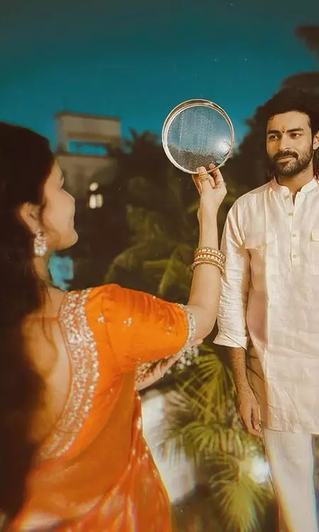 Lavanya Tripathi’s Karwa Chauth Celebration with Varun Tej