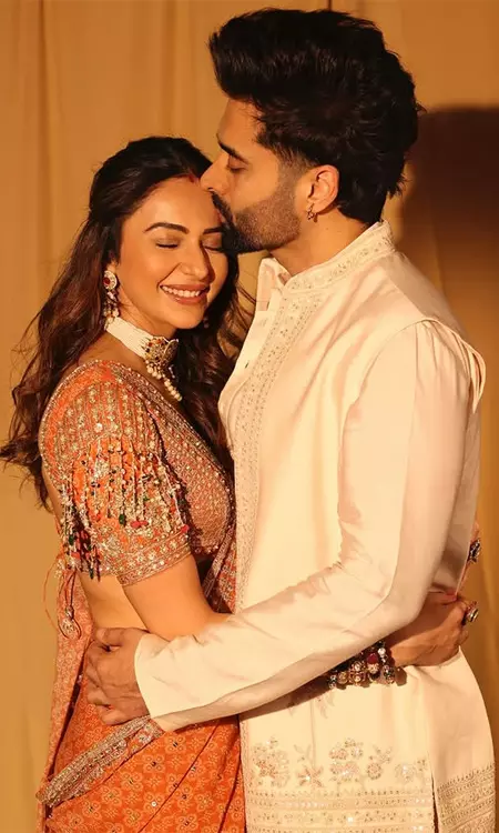Rakul Preet Singh and Jackky Bhagnani Celebrate Karwa Chauth with Love