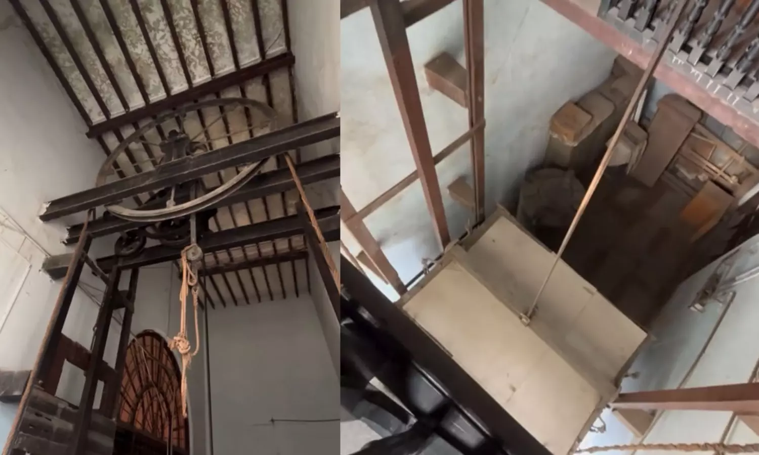 ఆశ్చర్యాన్ని గొలుపుతున్న నిజాం కాలం నాటి లిఫ్ట్.. ఇది ఎలా పని చేస్తుందంటే..?