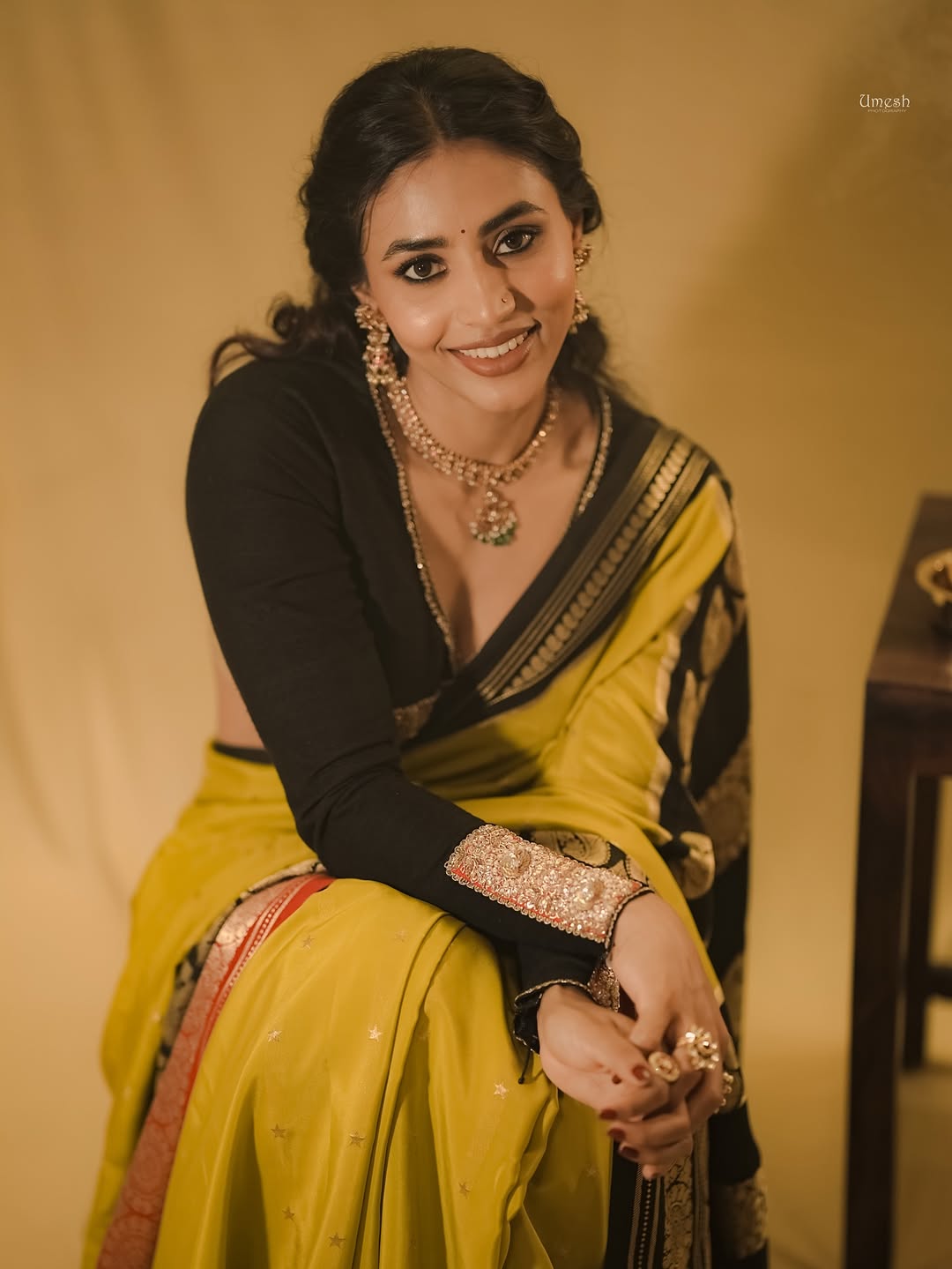 Sapthami Gowda Love For Silk Sarees