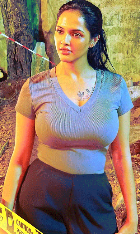 Jyothi Poorvaj From The Sets of ‘Killer’
