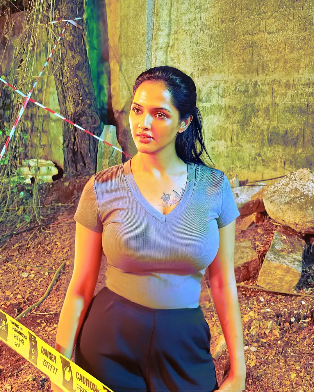 Jyothi Poorvaj From The Sets of ‘Killer’