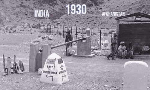 బ్రిటీష్ ఇండియా గీసిన సరిహద్దు ఇదే.. ఈ ఫొటోలో అంత మీనింగ్ ఉంది..