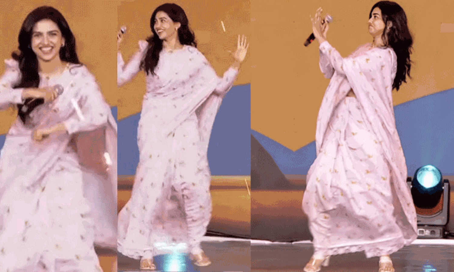 సింపుల్ స్టెప్స్ తో స్టేజ్ పై అదరగొట్టేసిన మమిత బైజు.. వీడియో వైరల్! సింపుల్ స్టెప్స్ తో స్టేజ్ పై అదరగొట్టేసిన మమిత బైజు.. వీడియో వైరల్!