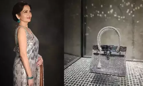 రూ.15 కోట్ల హ్యాండ్‌ బ్యాగ్‌తో...!