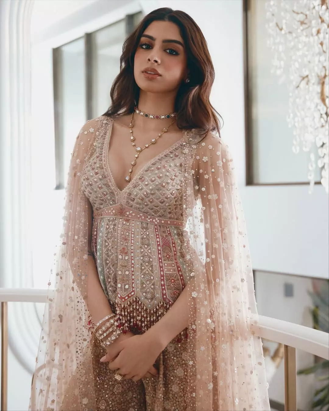 Khushi Kapoor Glows in Festive Glam at The Face Shop India Event