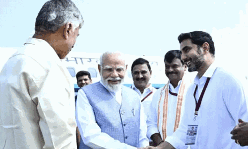 లోకేష్‌.. మీ నాన్న‌లా త‌యార‌వుతున్నావే:  ప్ర‌ధాని కామెంట్స్‌