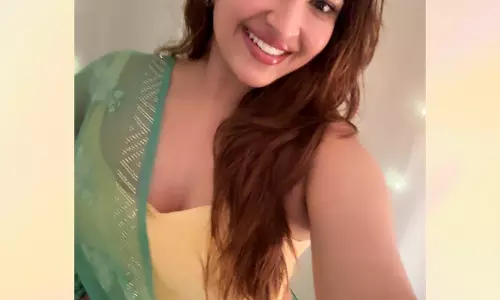 Poojitha Ponnada Wishes Fans a Happy Diwali with Her Charming Smile