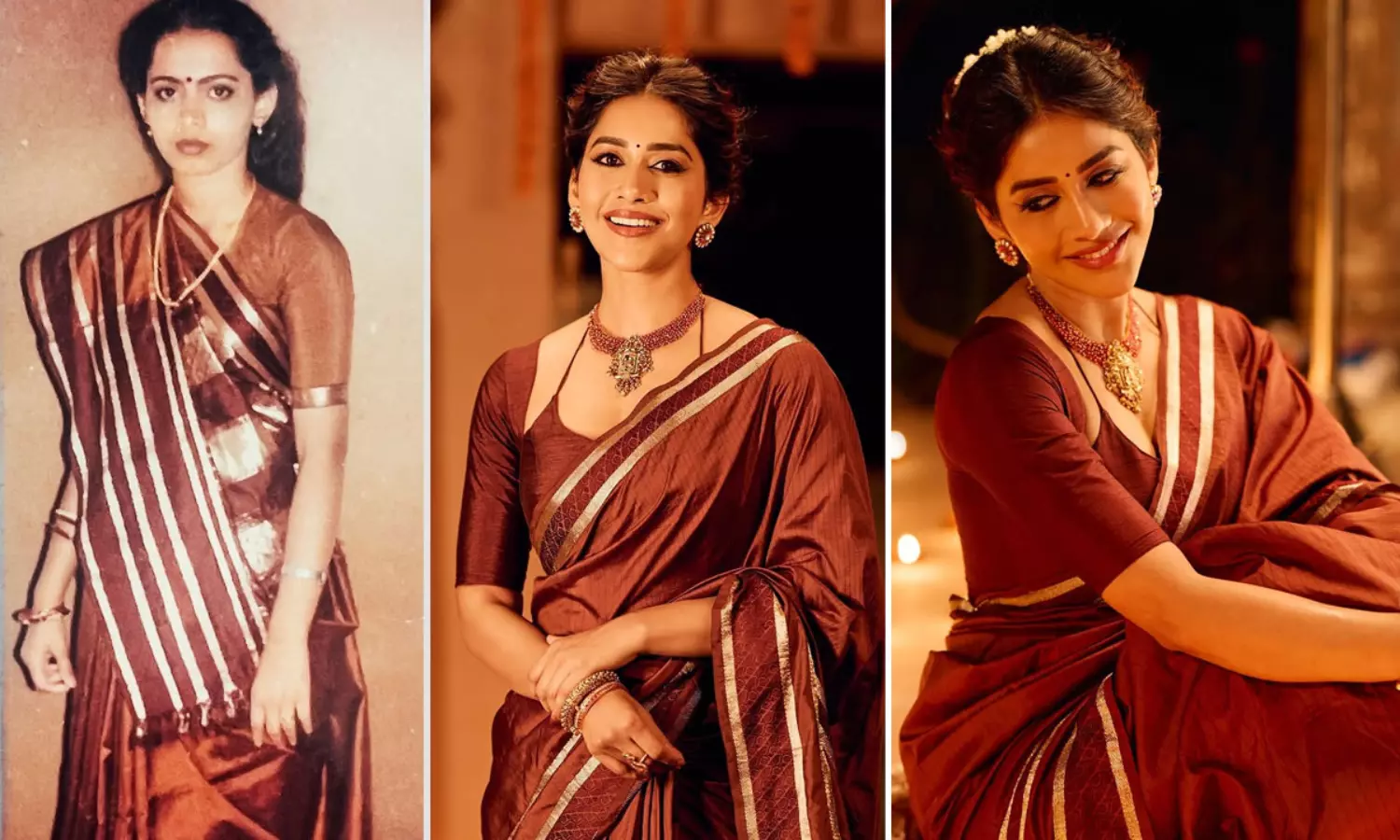 అమ్మ లుక్ ను రీ క్రియేట్ చేసిన నభా నటేష్.. ఎంత క్యూట్ గా ఉందో!