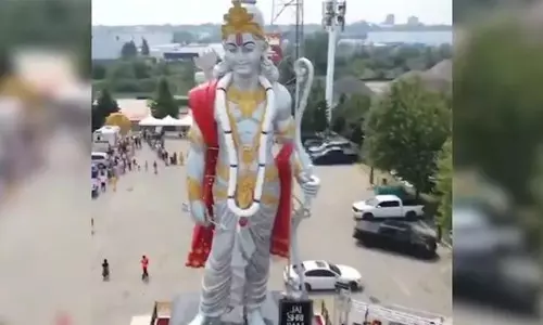 ఉత్తర అమెరికాలోనే అత్యంత ఎత్తైన శ్రీరామ విగ్రహం.. ఆ అద్భుతం జరిగిందిలా..