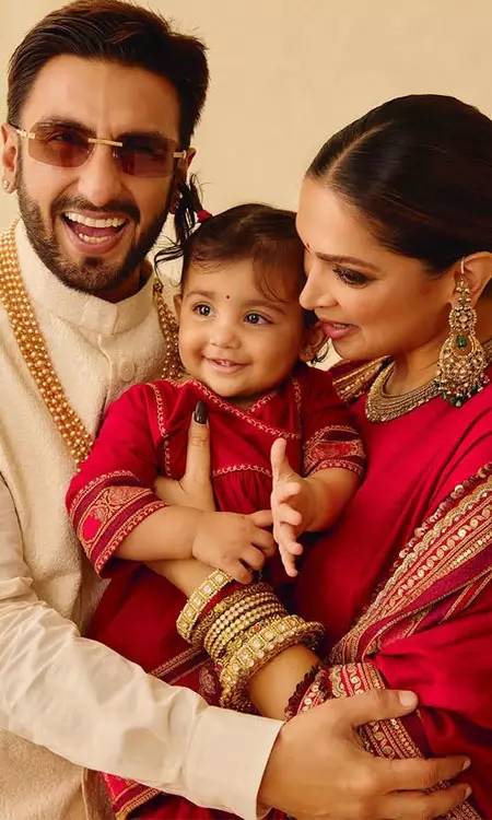 Deepika Padukone and Ranveer Singh Celebrate Their First Diwali With Daughter Dua
