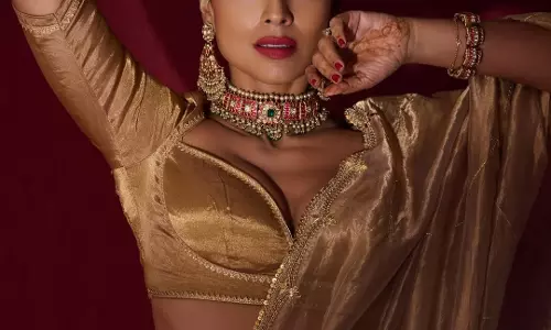 Ethereal Charm: Shriya Saran Glows in Timeless Elegance