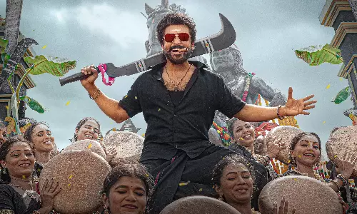 మాస్ ఫ్యాన్స్ కి ఫీస్ట్.. కరుప్పు నుంచీ సాంగ్ రిలీజ్!