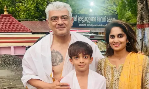 Ajith Kumar Sparks Buzz Flaunting Rare Spiritual Tattoo