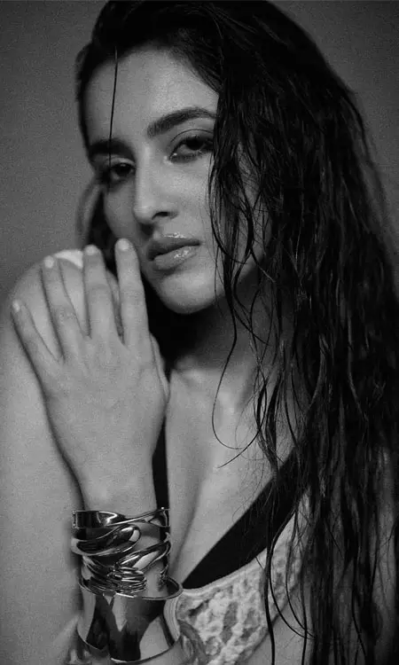 Simrat Kaur Stuns In Black And White Photoshoot