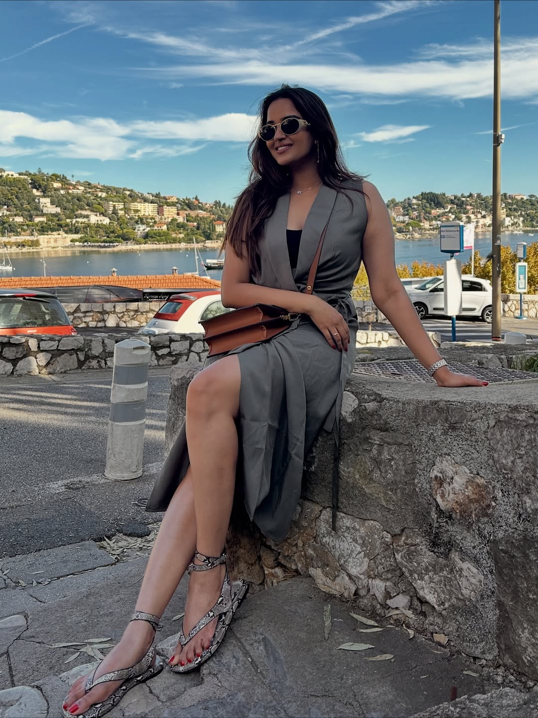 Pujita Ponnada enjoys a beautiful clicks in France Pujita Ponnada enjoys a beautiful clicks in France