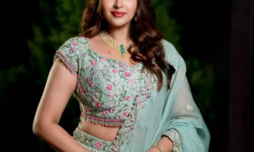 Pujitaa Ponnada Stuns In Elegant Outfit