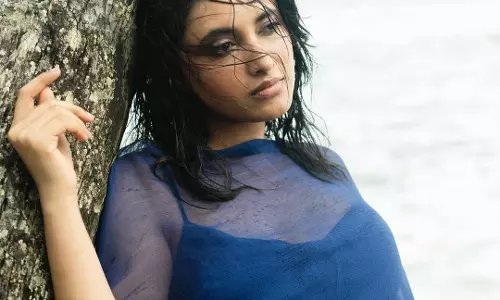 Priyanka Mohans Elegant Blue Look