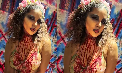 మెడ కోసుకుని ఒళ్లంతా ర‌క్తం.. స‌న్నీలియోన్‌కి ఏమైంది?